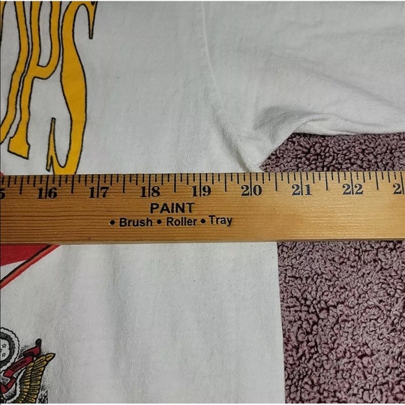 Vtg 90s Operation Desert Storm F-117 Stealth T-Shirt Size L Single-Stitch USA - Picture 10 of 11